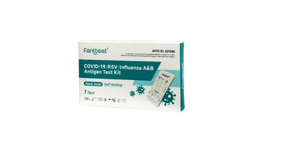 Fanttest Plus RSV / COVID-19/Influenza A&B Antigen Test Kit - 1 Test