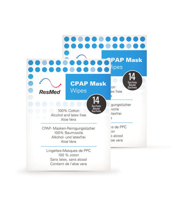 ResMed CPAP Wipes for Travel - 14 Pack Twin Pack