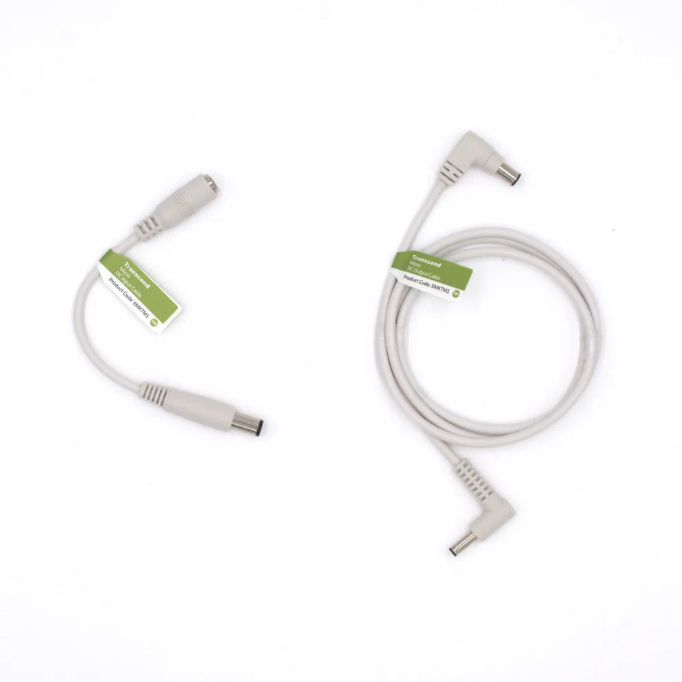 Zopec DC Cable & Charging Adapter Battery Kit for Transcend Micro Kit