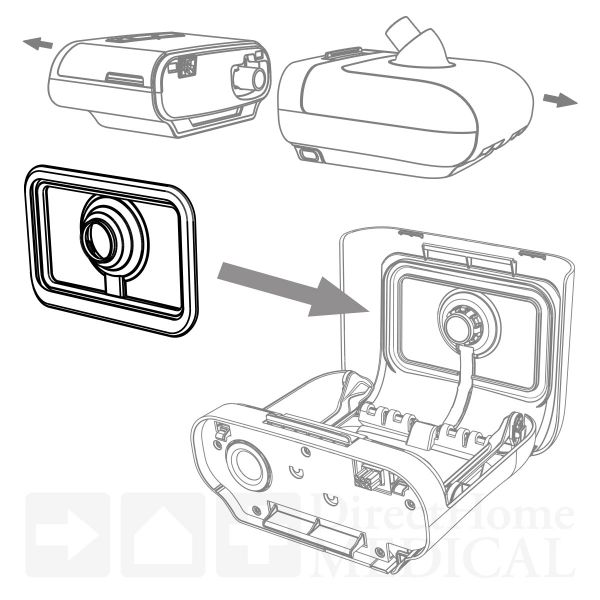 Philips Respironics Water Chamber Tank Flip Lid Seal for DreamStation Easy CPAP