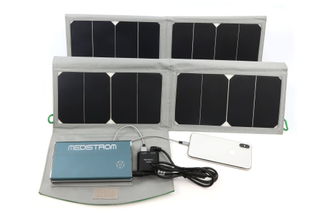 Medistrom Solar Panel Charger for Pilot-12 Lite & Pilot-24 Lite Battery Packs